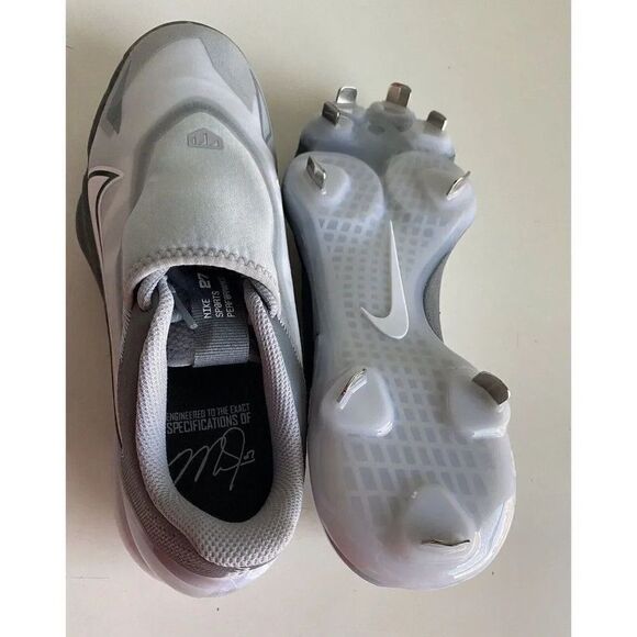 Nike Force Zoom Trout 8 Pro Metal Baseball Cleats Men’s Sz 8 Gray CZ5915-001 - Picture 9 of 10